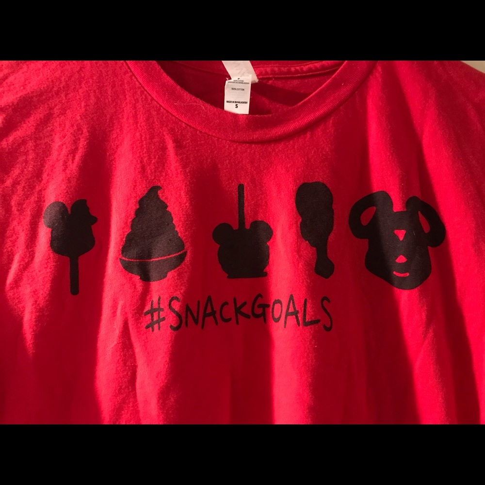 Disney Snack Goals shirt- Small